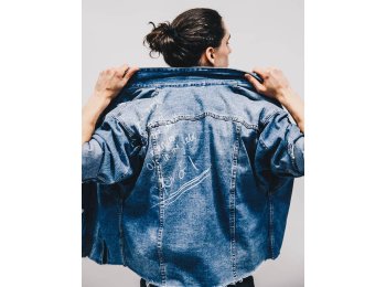 Navy Blue Jacket Jeans